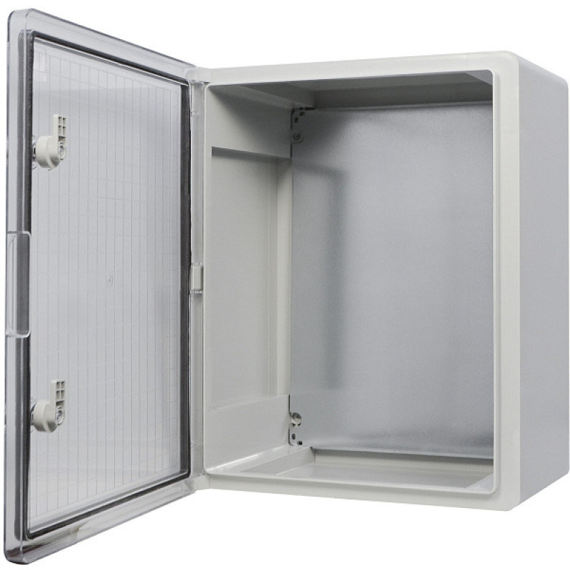Корпус из АБС-пластика с монтажной панелью прозрачная дверца 400x500x240 IP65 (A0270010030)