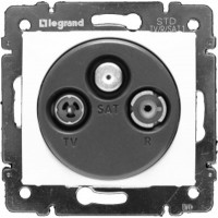 Розетка TV-R-SAT (подключение звезда) Valena белая, Legrand (774435)