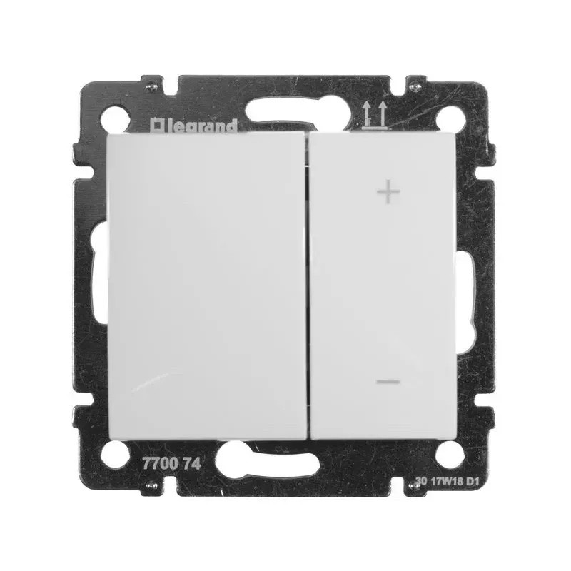 Светорегулятор поворотный 40-600Вт Valena белый, Legrand (770074)