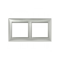 Рамка двойная Алюминий Valena Legrand (770152)