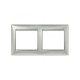 Рамка двойная Алюминий Valena Legrand (770152)
