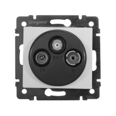 Розетка TV+R+SAT конечная белая Valena Legrand (774436)