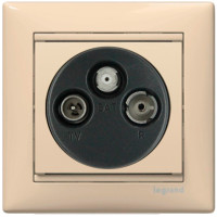 Розетка TV+R+SAT слоновая кость Valena Legrand (774335)