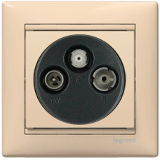 Розетка TV+R+SAT слоновая кость Valena Legrand (774335)