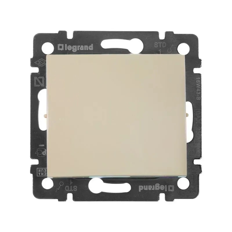 Выключатель одноклавишная слоновая кость Valena Legrand (774301)