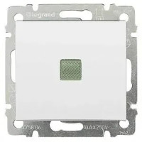 Выключатель одноклавишный с подсветкой промежуточный белый Valena Legrand (774448)