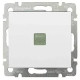 Выключатель одноклавишный с подсветкой промежуточный белый Valena Legrand (774448)
