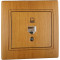 Розетка MIRA компьютерная дуб классический 701-5151-139
