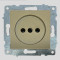 Розетка одинарная б/з OVIVO Grano титан (600-000312-215)