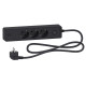 Удлинитель на 3 розетки с ж/к + 2 USB черный 1.5м Unica Extend, Schneider Electric ST943U1B