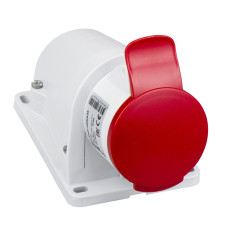 Розетка настенная, винтовая, 16А, 3P+N+E, IP44, 380-415В, Schneider Electric PKF16W435