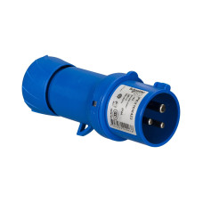 Штекерная вилка безвинтная, 16А, 2P+E, IP44, 200-250В, Schneider Electric PKX16M423