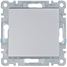 Выключатель 1-полюсный Lumina, серебряный, 10АХ/230В Hager WL0012