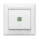 Выключатель кнопочный с подсветкой белый Valena Legrand (774413)