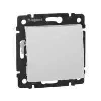 Выключатель одноклавишный белый Valena Legrand (774401)