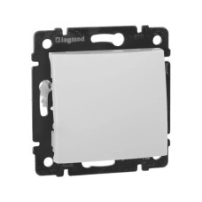 Выключатель одноклавишный белый Valena Legrand (774401)