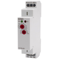 Модульное реле задержки отключения YCT8-B1, AC/DC 12-240В, 1 С/О – 16А АС1 250В / DC 24В CNC
