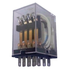 Реле промежуточное с индикатором MY 4P, DC 24V, N, 3А CNC (Б00043640)