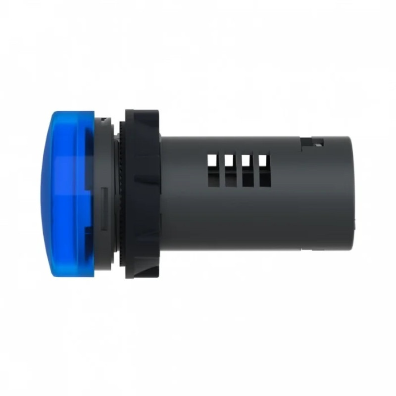 Середня сигнальна лампа ХА2 синього кольору з номіналом 220В АС (XA2EVM6LC)