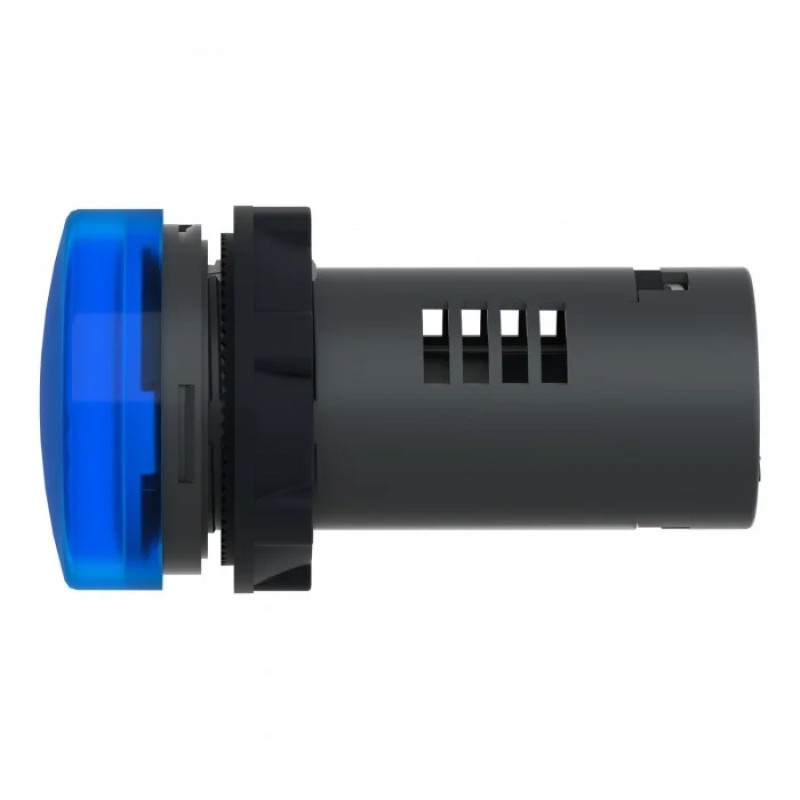 Середня сигнальна лампа ХА2 синього кольору з номіналом 24В АС/DC (XA2EVB6LC)