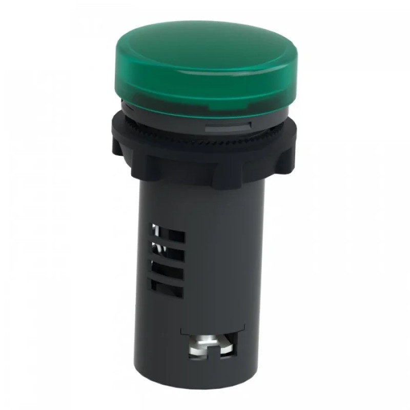 Середня сигнальна лампа ХА2 зеленого кольору з номіналом 24В АС/DC (XA2EVB3LC)