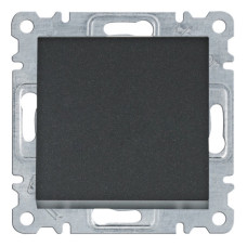 Выключатель 1-полюсный Lumina, черный, 10АХ/230В Hager WL0013