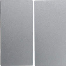 Клавиша 2Х, алюминий S.1 Hager 16231404