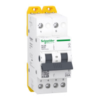 Перемикач 1-0-2 iSSW Acti9 2P 25A 415В Schneider Electric (A9SCO225)