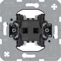 Выключатель/переключатель одноклавишный 10АХ/250В Hager 3036