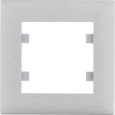 Рамка 1X, Lumina-Intens, серебряная Hager WL5512