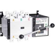 Автоматический выключатель перекидной нагрузки (мотор-рубильник) YCS1-2000А/3Р, АС415V, CNC