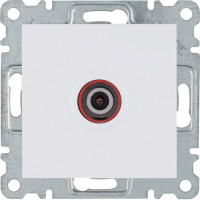 Розетка ТВ Lumina, белая Hager WL3210