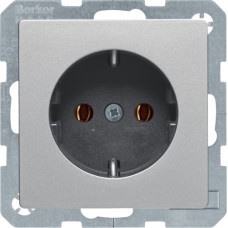 Розетка с ж/к, 16А/250В, алюминий, Q.x Hager 47436084