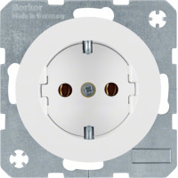 Розетка с ж/к, 16А/250В, пол.белье, R.x Hager 47432089