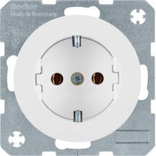 Розетка с ж/к, 16А/250В, пол.белье, R.x Hager 47432089