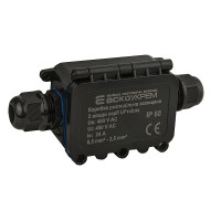 Коробка розподільча захищена, 2 вводи, IP68 серії UProbox АСКО (A0280010001)