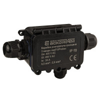 Коробка распределительная защищена, 3 ввода, IP68 серии UProbox АСКО (A0280010002)