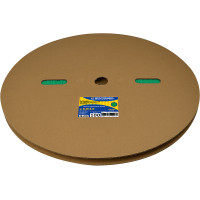 Термоусадочная трубка 8,0/4,0 (рулон 100м) зеленая АСКО A0150040690