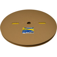 Термоусадочная трубка 8,0/4,0 (рулон 100м) желтая АСКО A0150040689