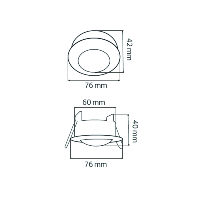 Датчик руху MUSTANG-1 300W чорний (088-002-0001-020)