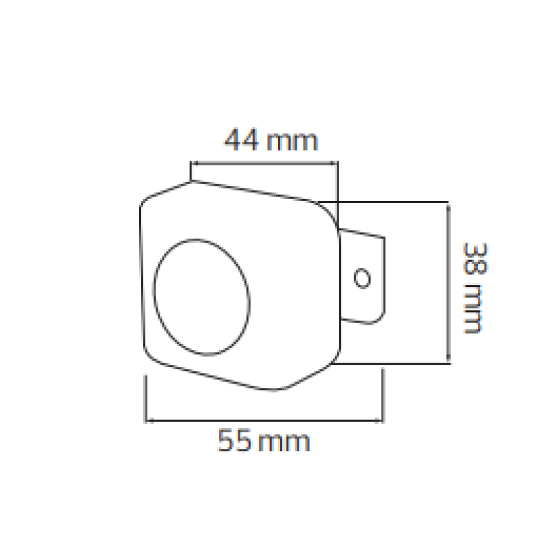 Датчик руху SANDERO 60W білий (088-004-0001-010)