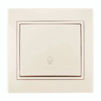 Кнопка звонка LEZARD Mira крем 701-0303-103