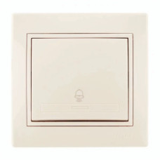 Кнопка звонка LEZARD Mira крем 701-0303-103
