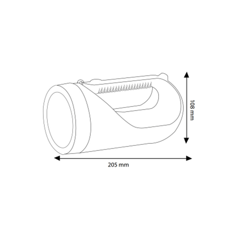 Ліхтарик світлодіодний ручний LAMPARD 5W (084-044-0005-010)