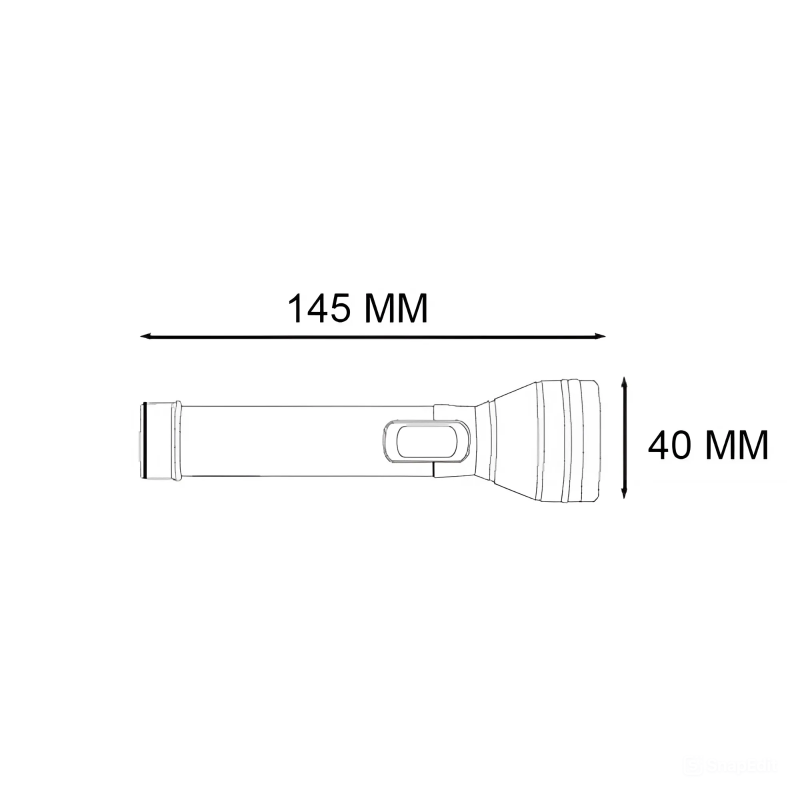 Ліхтарик світлодіодний ручний TORRES-1 1W (084-046-0001-010)