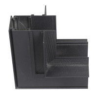 Соединитель угловой внутренний для встроенного магнитного шинопровода MAGNET-RW черный 129-012-0001-011