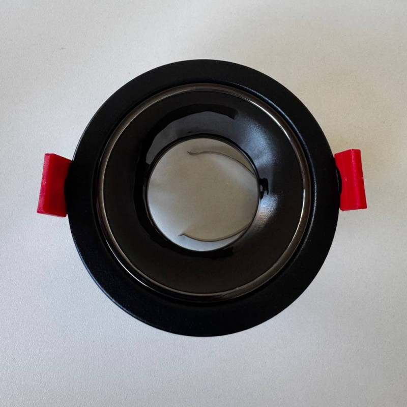 Встраиваемый точечный светильник Ledcoin DL0390 под лампу черный (80657)