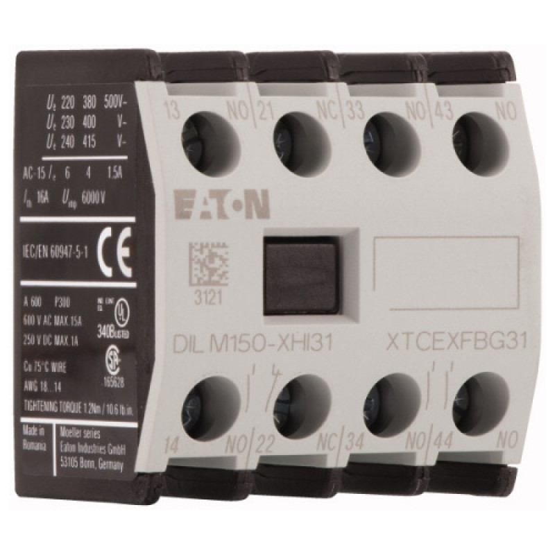 Модуль вспомогательных контактов DILM150-XHI31 Eaton (277949)