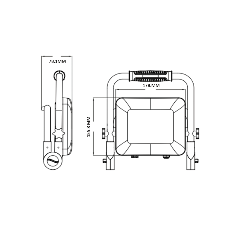 Прожектор світлодіодний PEGASUS/W-50 50W 6400K (068-032-0050-010)