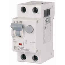 Дифференциальный автоматический выключатель HNB-C20/1N/003 Eaton (195128)
